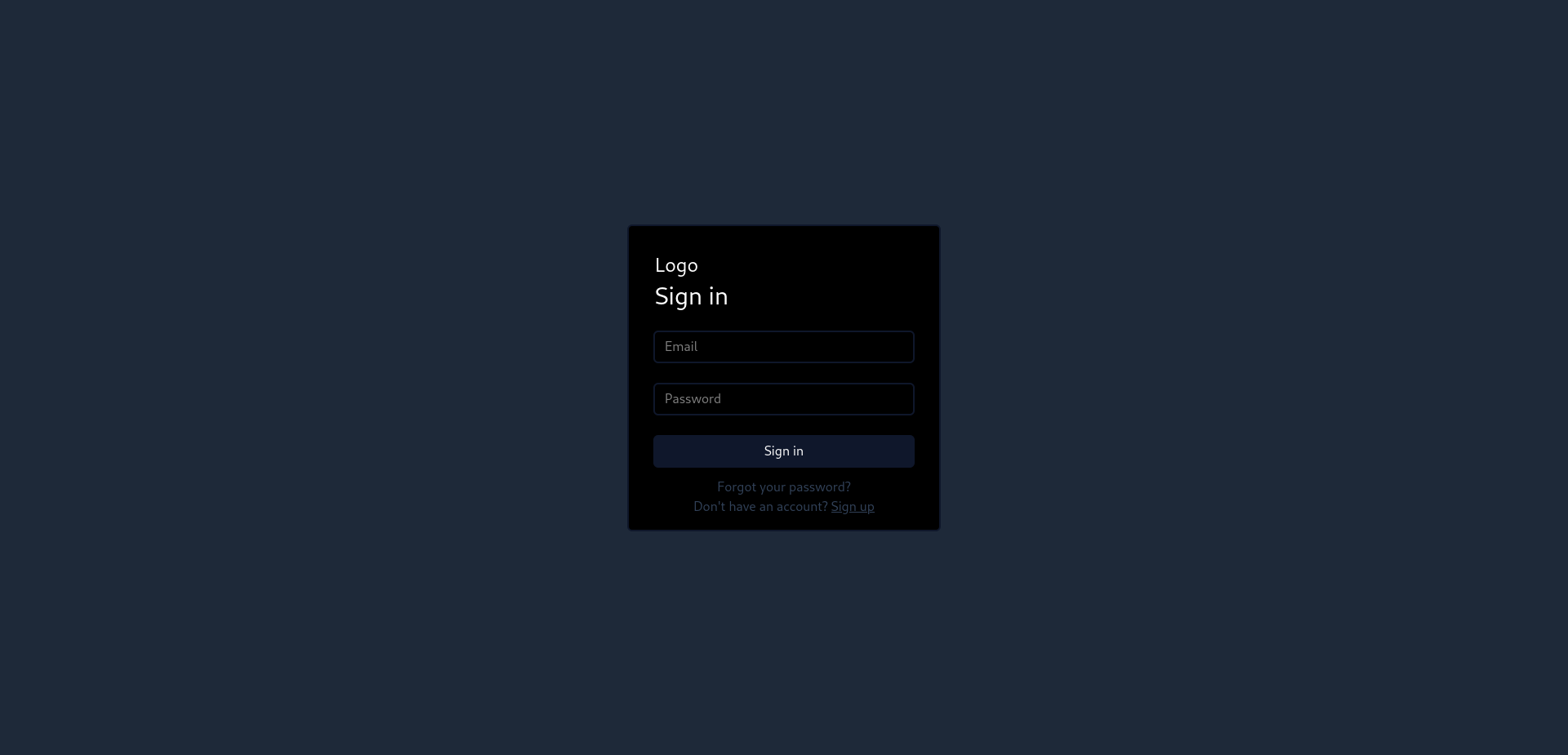 Login Authentication